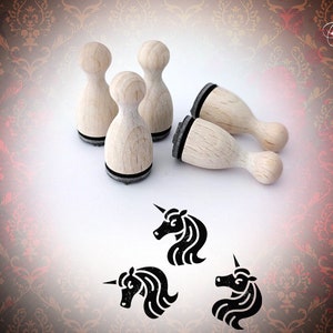 Ministempel Einhorn