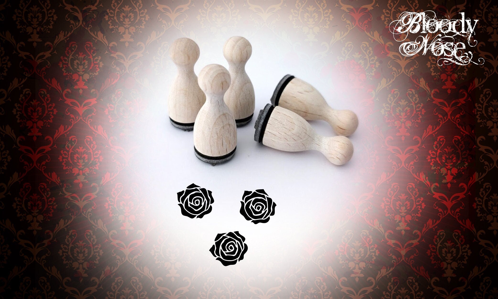 Rose Blossom Mini Stamp