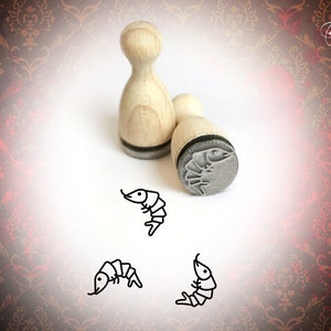 Mini-Stempel Shrimp