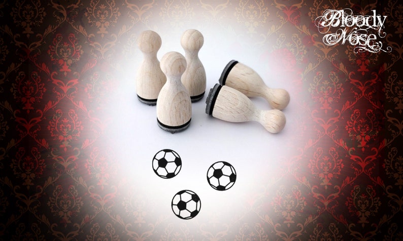 Fußball Mini Stempel Mini-Stempel Bild 1