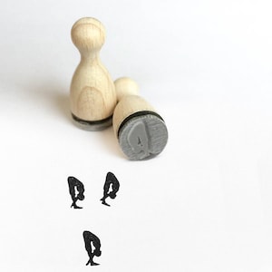 Timbro di gomma timbro di gomma di yoga figura V1