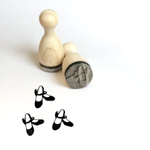 Mini Stamp Ballet Shoes