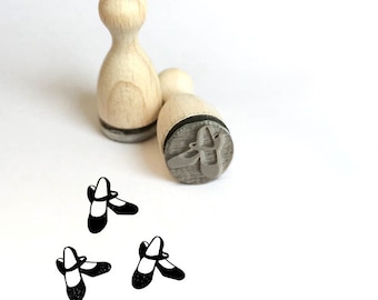 Mini Stamp Ballet Shoes