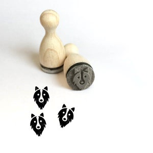 Mini Stamp Dog Collie