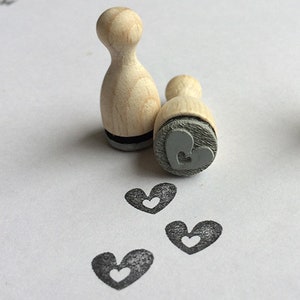 Herz in Herz Mini Stempel Mini-Stempel