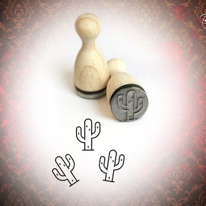 Contour de timbres mini Cactus