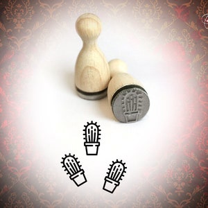 Ministempel Kaktus Kakteen im Topf