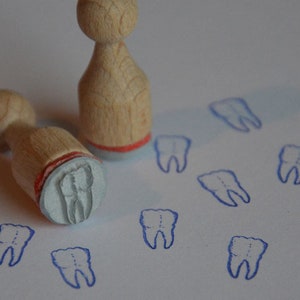 Tampon en caoutchouc MiniStamp dent