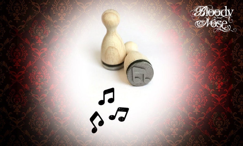 Mini Stamp music note image 1