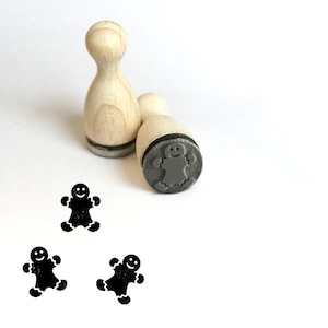 Ministempel Lebkuchenmann Stempel