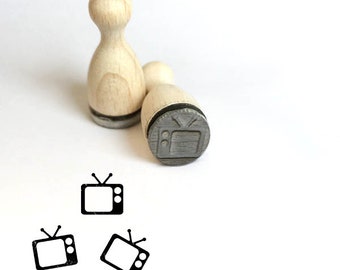 TV Television  Mini Stamp