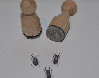 Deer Beetle Mini Stamp