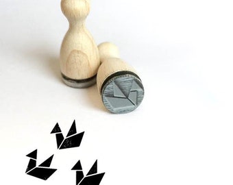 Origami Swan Mini Stamp