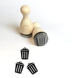Mülltonne Mini Stempel Mini-Stempel