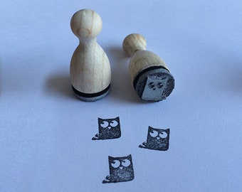 Retro Owl Mini Stamp