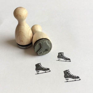 Ice Skates Mini Stamp