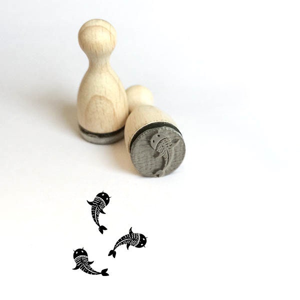 Ministempel Koi Fisch Stempel