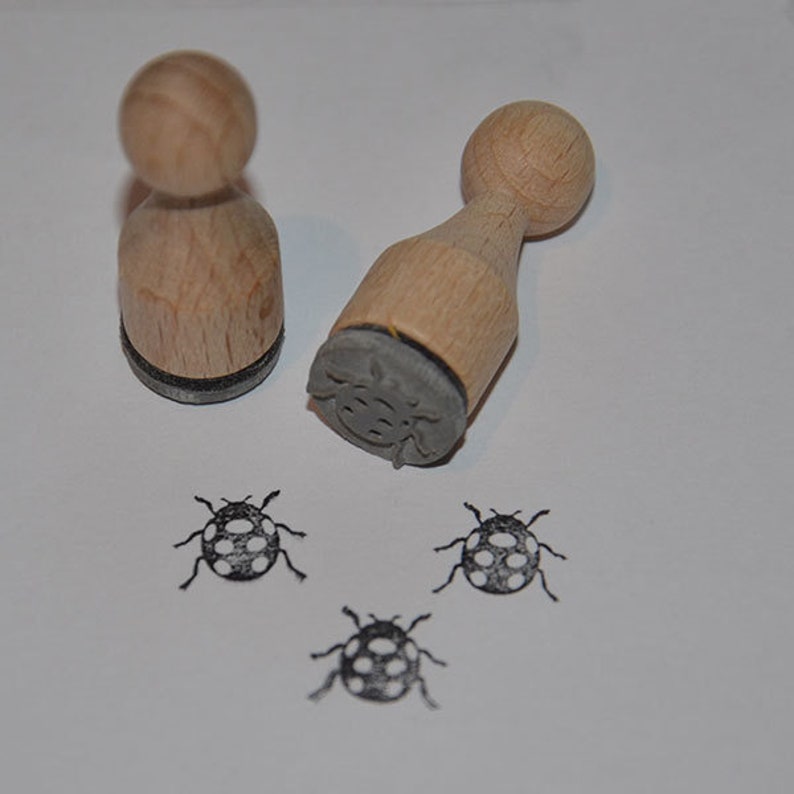 Lieveheersbeestje Mini Postzegel afbeelding 1