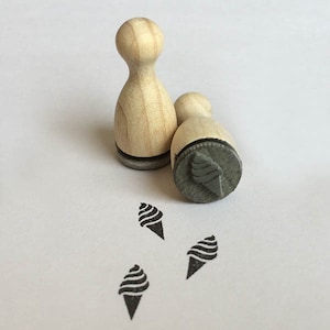Eiscreme Eistüte Mini Stempel Mini-Stempel