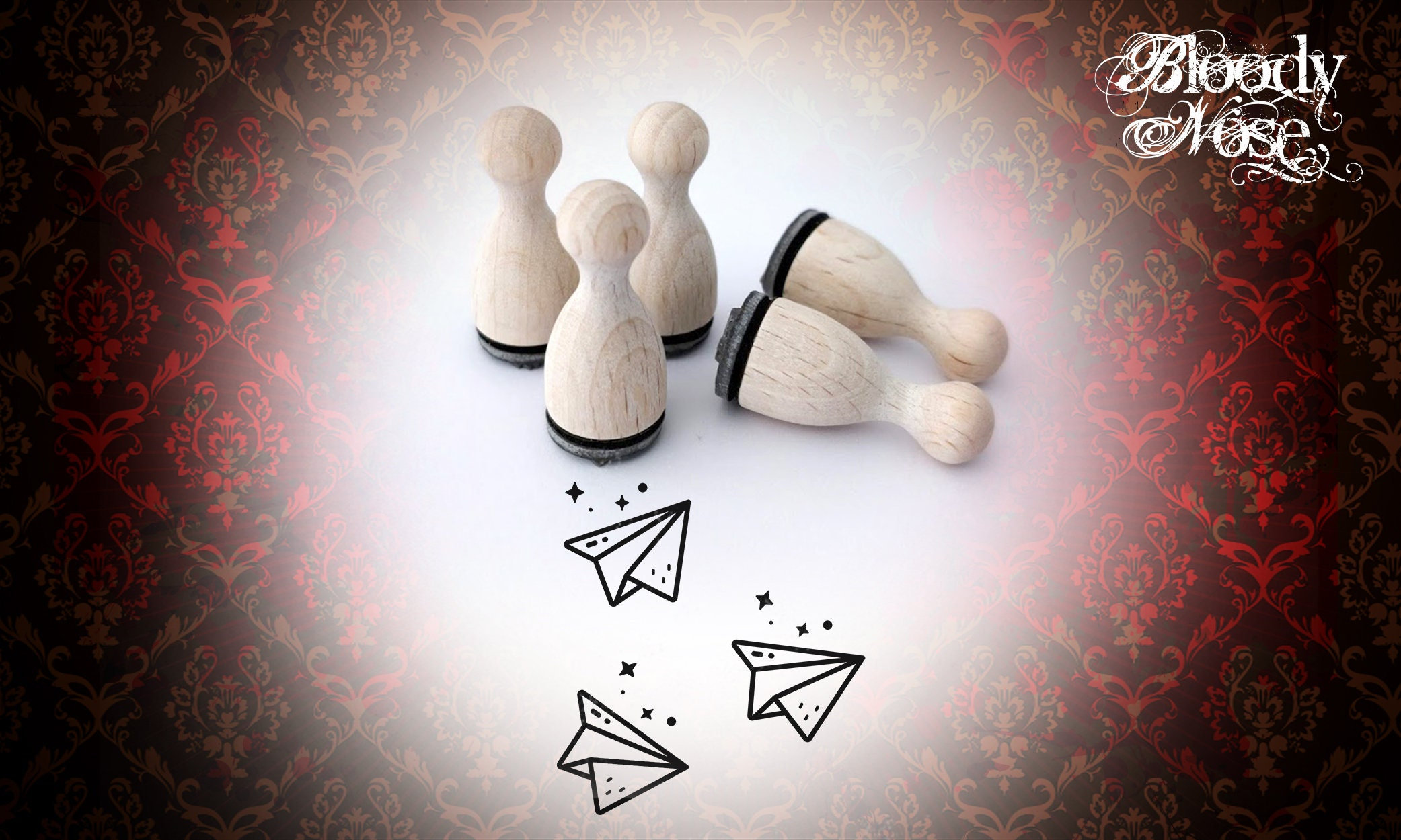 Ministamp Paper Plane Stamp