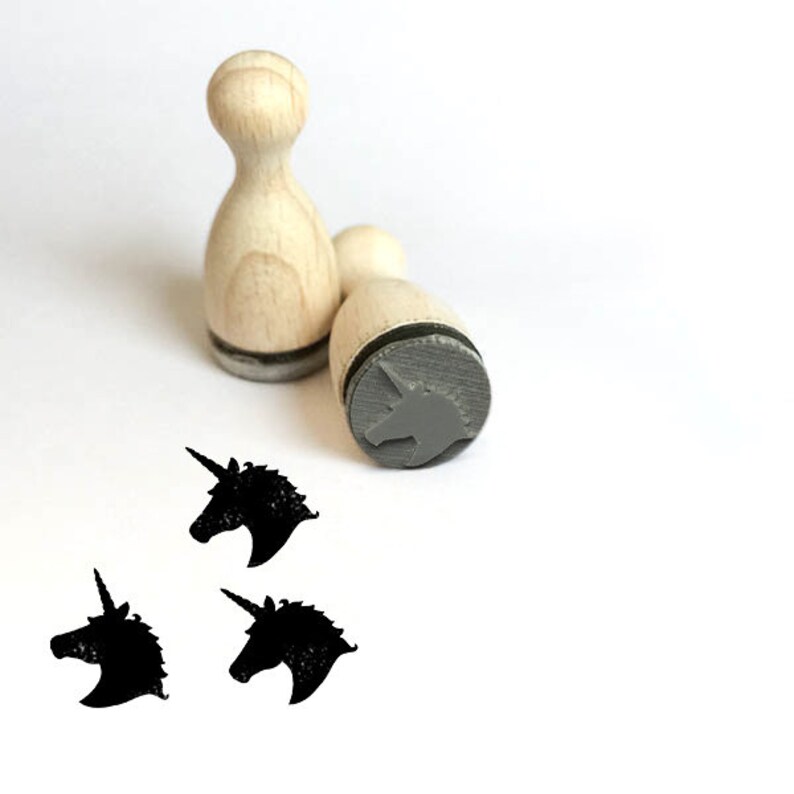 Ministempel Einhorn Bild 1