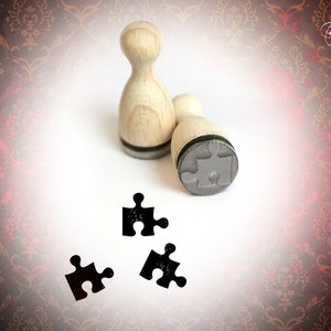 Mini stempel puzzel stuk