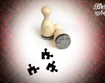 Pezzo di jigsaw puzzle mini bollo