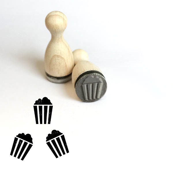 Ministempel Popcorn Stempel