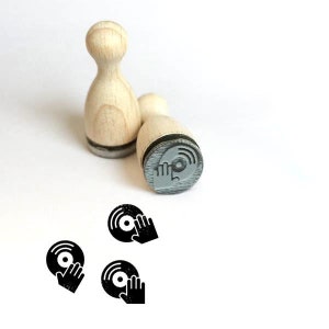 DJ Vinyl Mini Stamp
