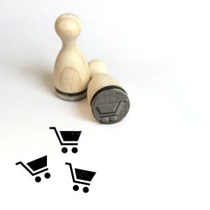 Mini Stamp Shopping Cart