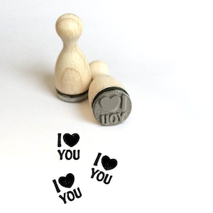 Ministempel I Love You Stempel