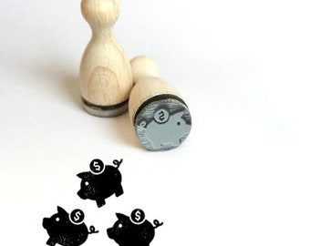 Piggy Bank Mini Stamp