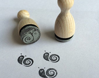 Retro Snail Mini Stamp Mini Stamp