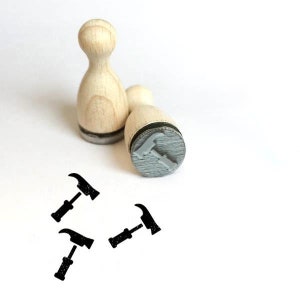 Rubber stempel Rubberstempel hamer