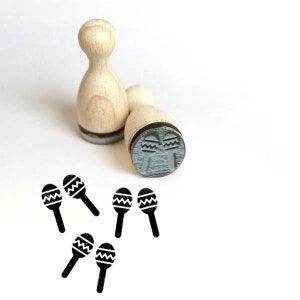 Rasseln Mini Stempel Mini-Stempel