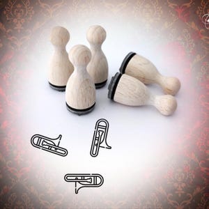 Posaune Stempel Mini-Stempel
