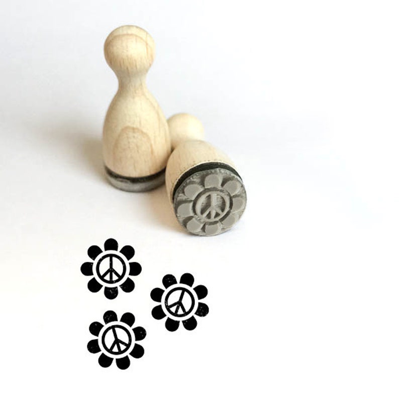 Ministempel Peace Frieden Stempel Bild 1