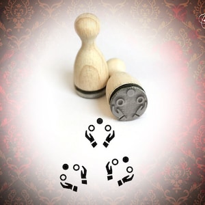 Mini stempels jongleur