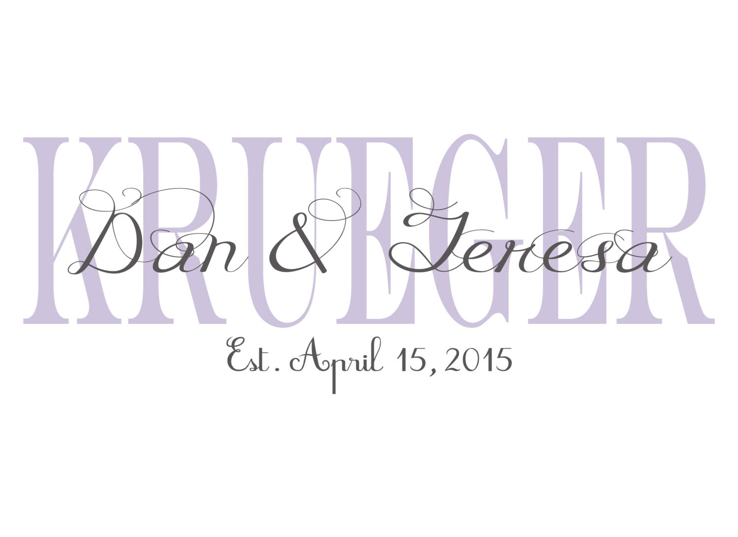 Printable Established Sign / Wedding / Family Established Sign - Etsy