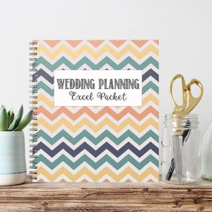 INSTANT Download: Wedding Planning Excel Packet (Budget, Schedule, Vendor Lists, Address & RSVPs, Thank Yous, Reception Planning, To Do)