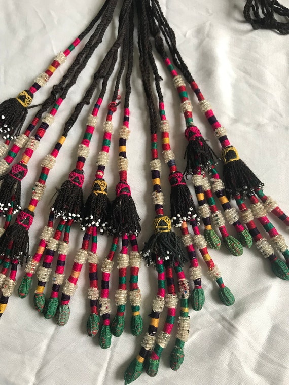 Hanging tassel, ethnic tribal vintage tassel, uzb… - image 4