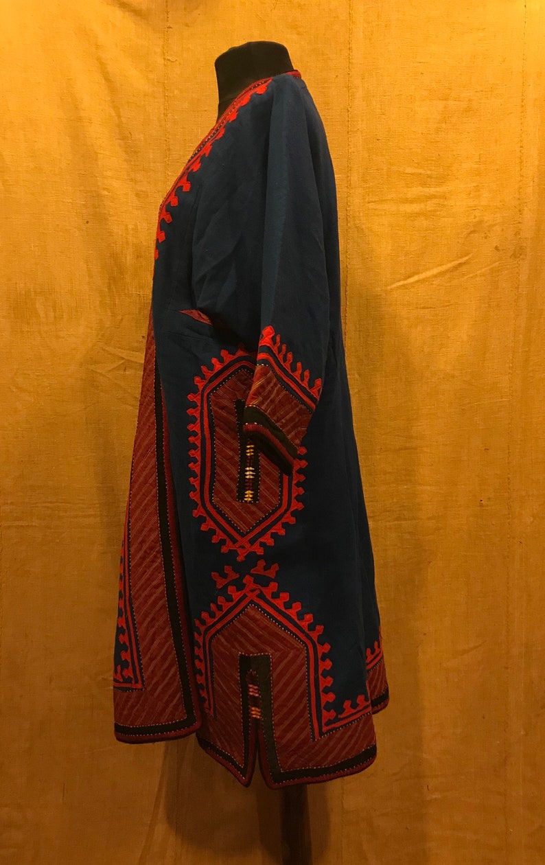 Turkmen kaftan turkoman robe clothes costume vintage ethnic | Etsy