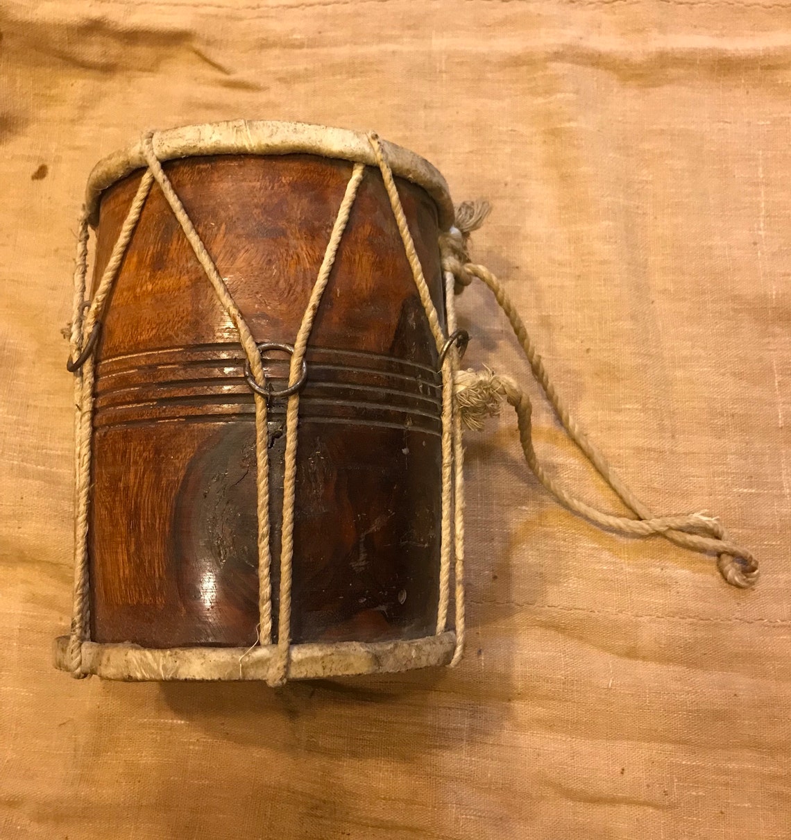 Vintage handmade tomtom instrument decorative home Etsy