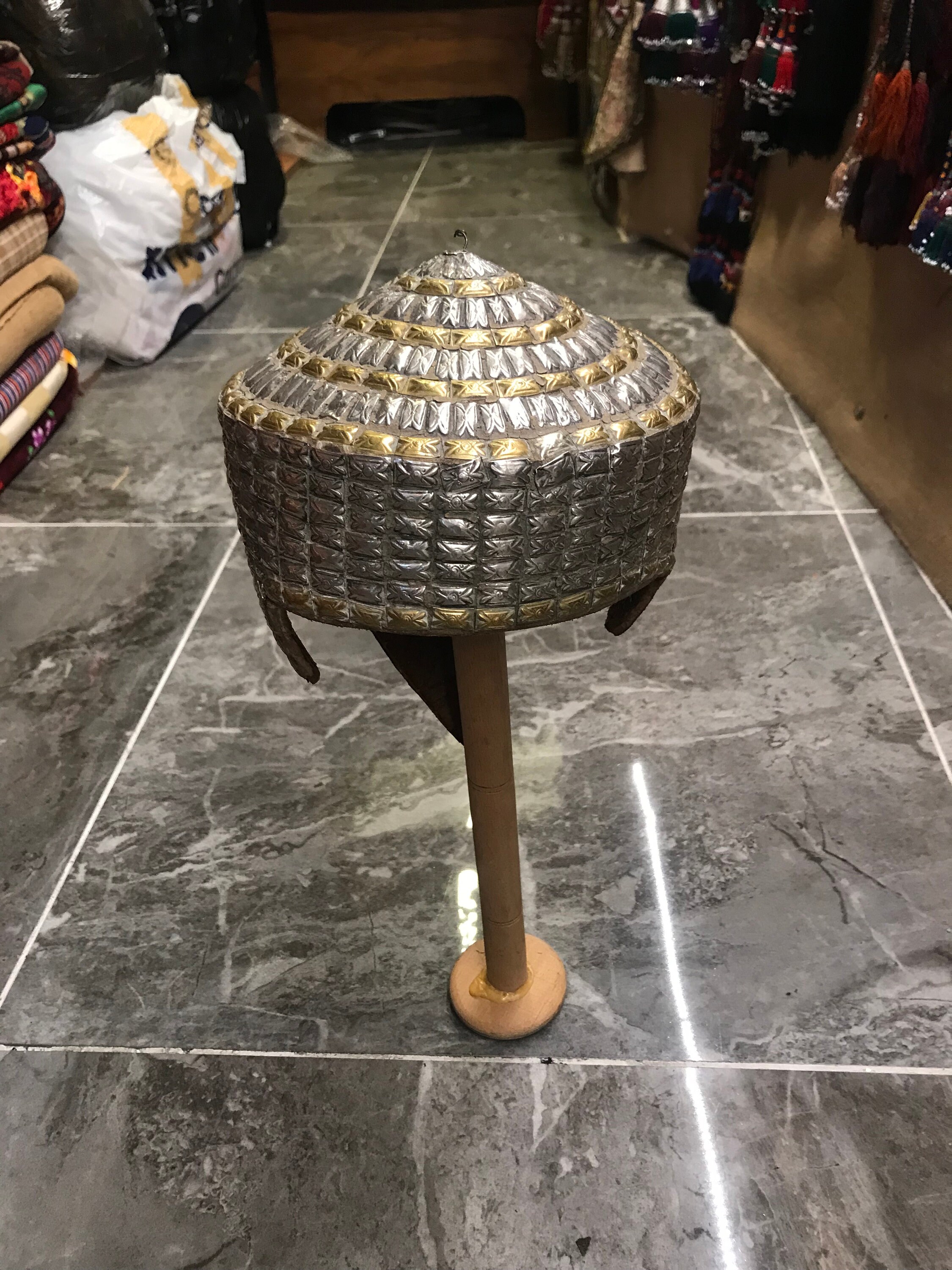 Silver handmade hat, antique rare unique hat, kuchi ornaments hat, collectible hat, rare unique hat, ethnic tribal hat