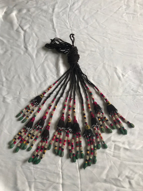 Hanging tassel, ethnic tribal vintage tassel, uzb… - image 1