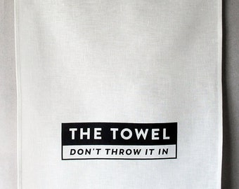 the towel linen tea towel