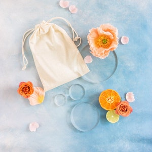 Round Flat Lay Styling Block Kit Photography Styling Kit Wedding ...