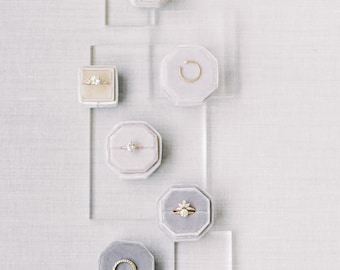 WEDDING Flat Lay Blocks - Acrylic Styling Blocks for Photography - Wedding Photography Flat Lay Prop - Jewelry Styling Blocks