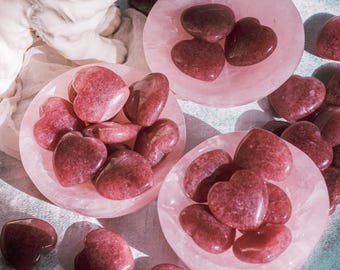 Strawberry Quartz Hearts Strawberry Quartz Hearts