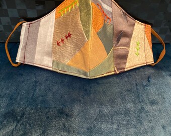 patchwork mask coverings